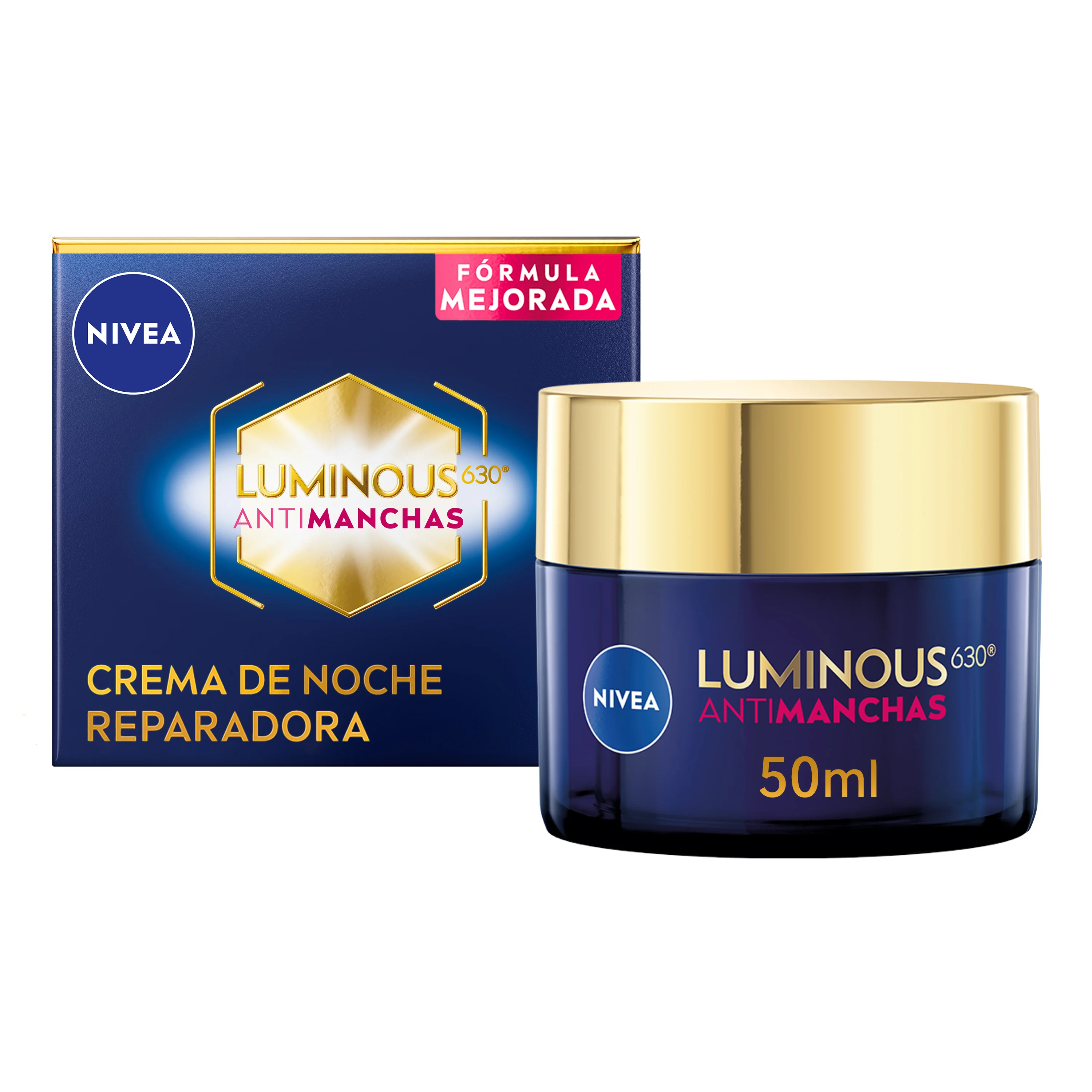 NIVEA LUMINOUS 630 Antimanchas Crema de Noche Reparadora 50ml