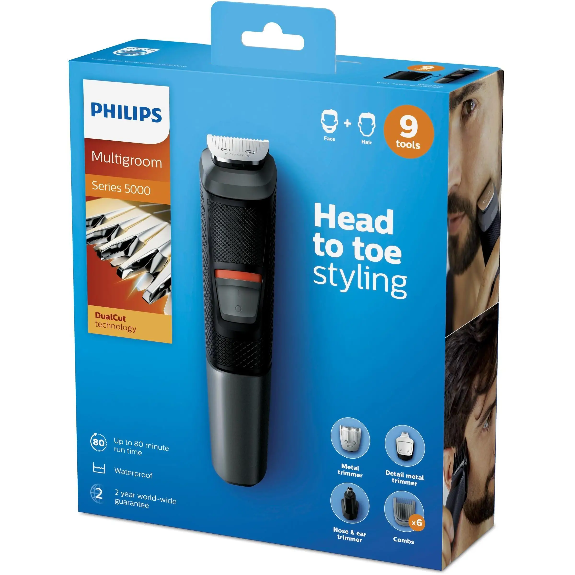 Philips Multigroom MG5720/15-hair removal accessories