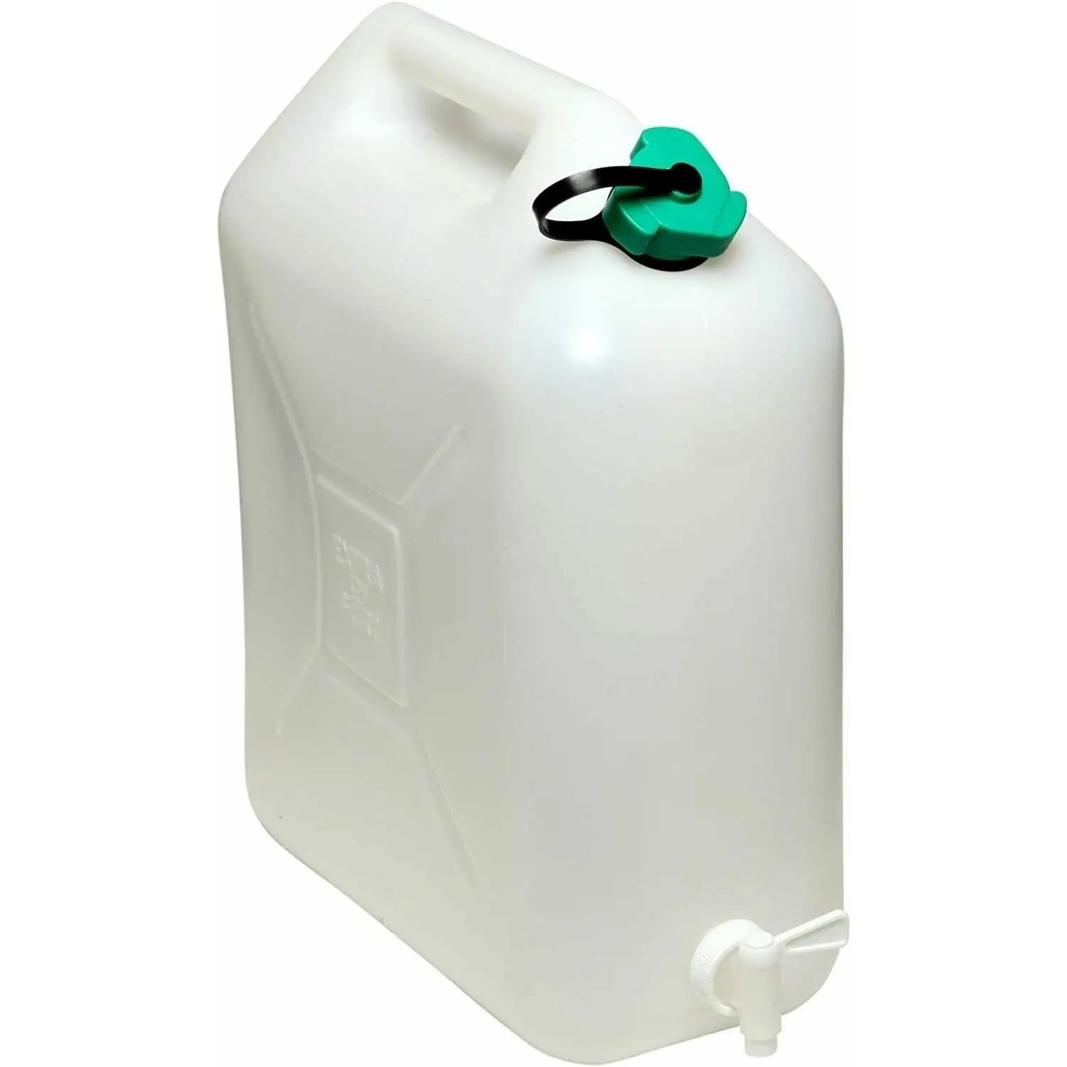 Bidón Tanque de agua, Garrafa de plástico extafuerte con grifo 10, 15, 20L Al Aire libre, Camping cocina, comedor jardin exterior y bebidas
