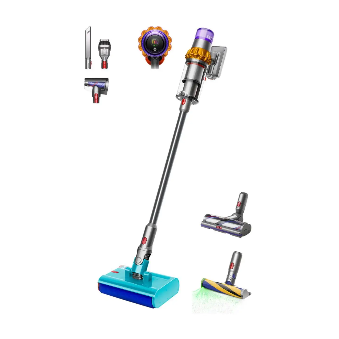 Dyson V15s Detect Submarine Aspiradora Escoba/Mano sin Cable, Producto Europeo con Garantía Oficial.