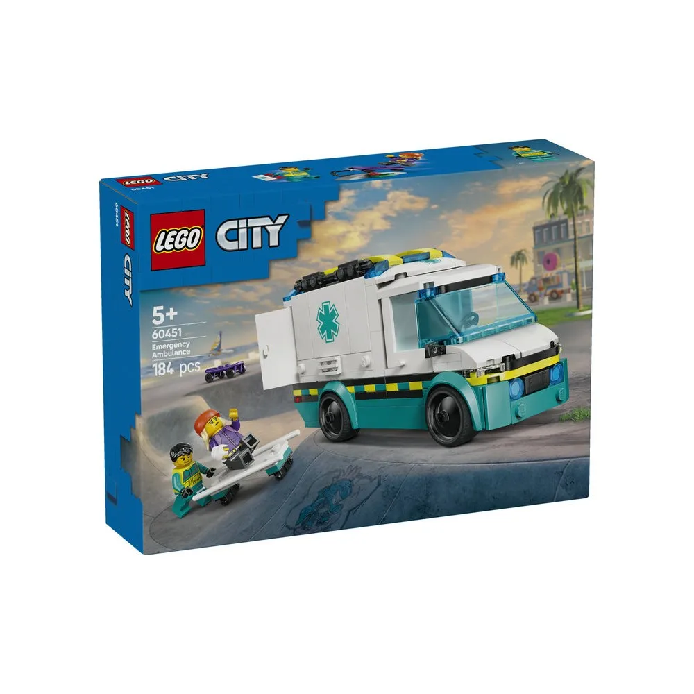 Lego 60451 Ambulancia de emergencias Lego City