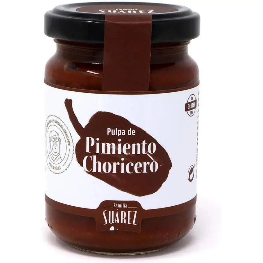 FAMILIA SUAREZ Pulpa de pimiento choricero - Tarro cristal 135grs