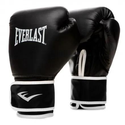 Everlast Guantes Boxeo Core 2 Negro L/XL Resistentes y Cómodos