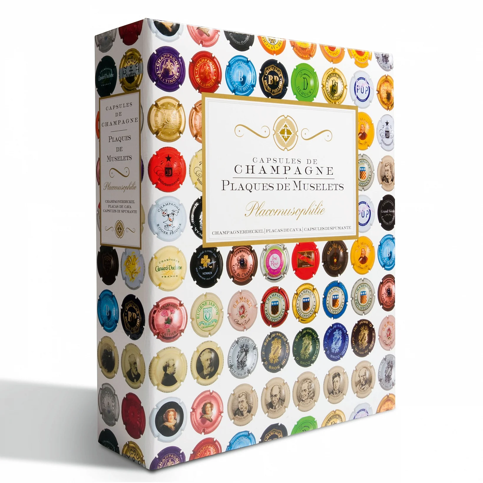 Leuchtturm Álbum para coleccionar placas de cava/champagne, incl. 4 hojas ENCAP