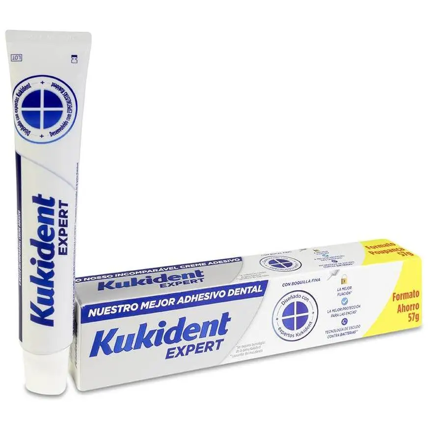 Kukident Expert Crema Adhesiva Sabor Fresco 57G