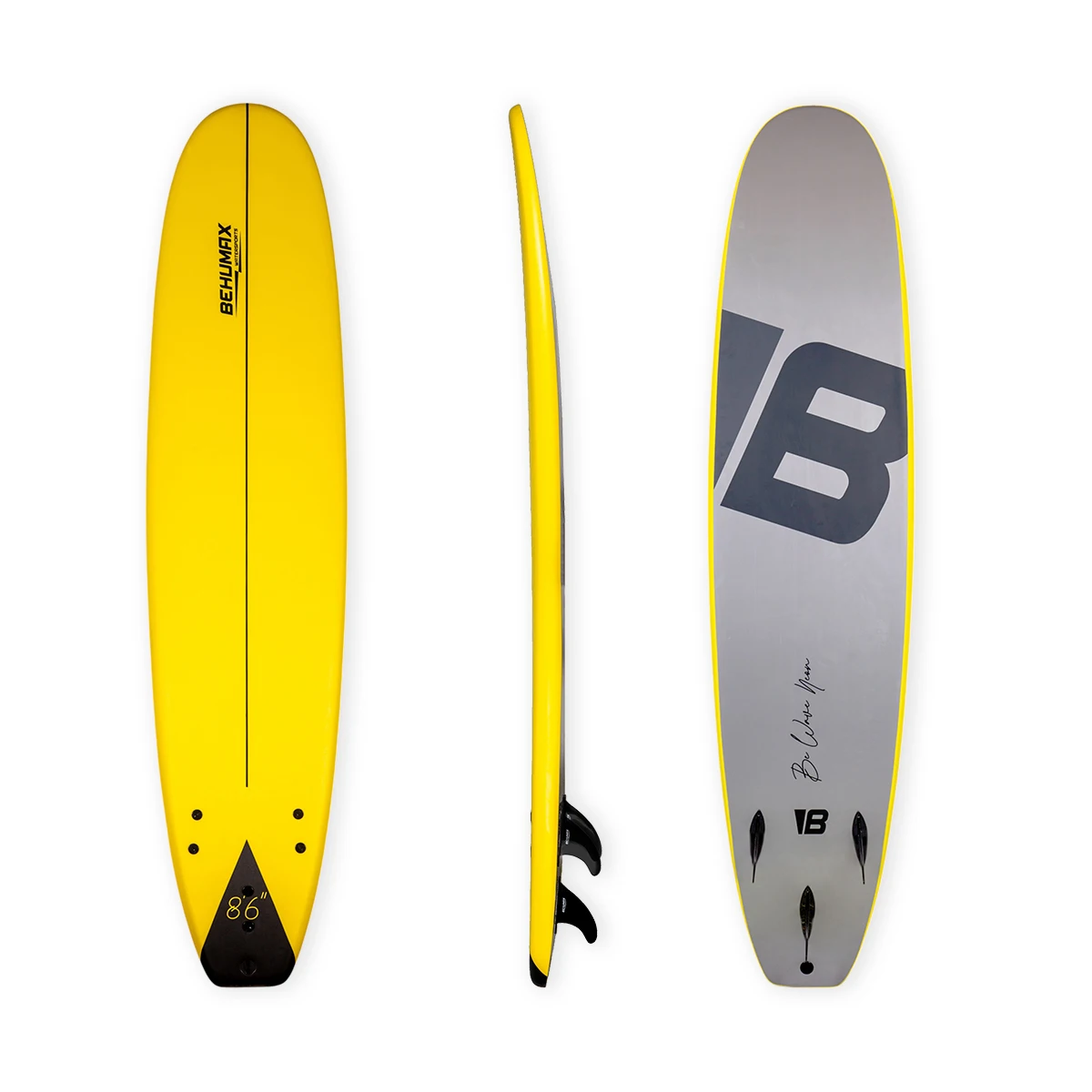 Tabla de Surf de Iniciación Be Wave Neon 8'6''