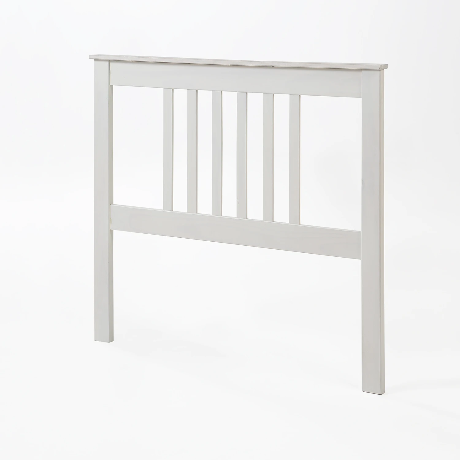 Cabecero para Somier 90 cm Serie Alme – Madera de Pino Macizo – Blanco Lavado – 100x2 cm (Altura x Fondo) – Respaldo Robusto para Dormitorio Juvenil