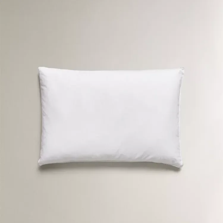 Almohada de Látex con Núcleo Natural y Funda Anti-Stress de Microfibra Tacto Seda - Descanso Reparador y Máxima Transpirabilidad - Firmeza media