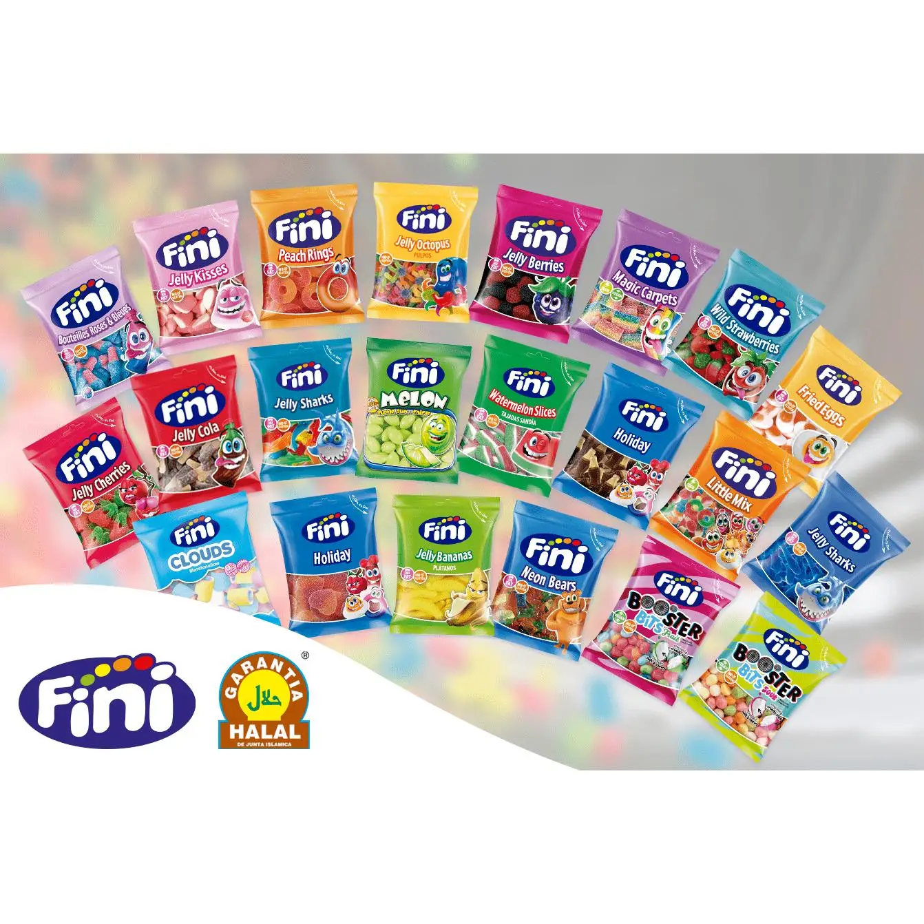 Fini sweets 31 bag. 75g-90g bags