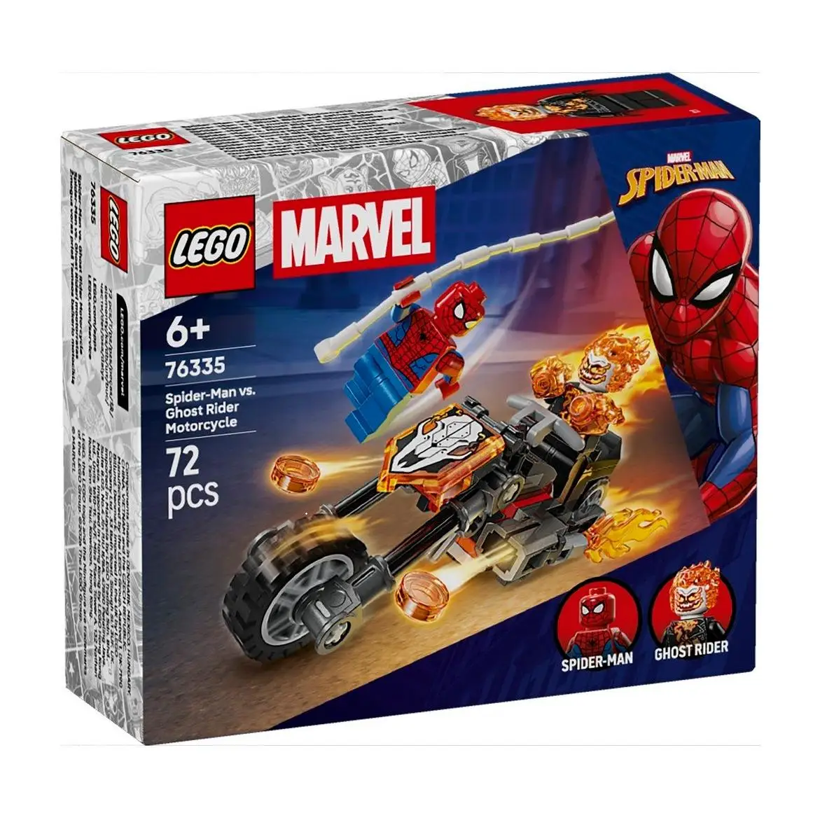 Lego 76335 Spiderman Moto del Motorista Fantasma Lego Marvel