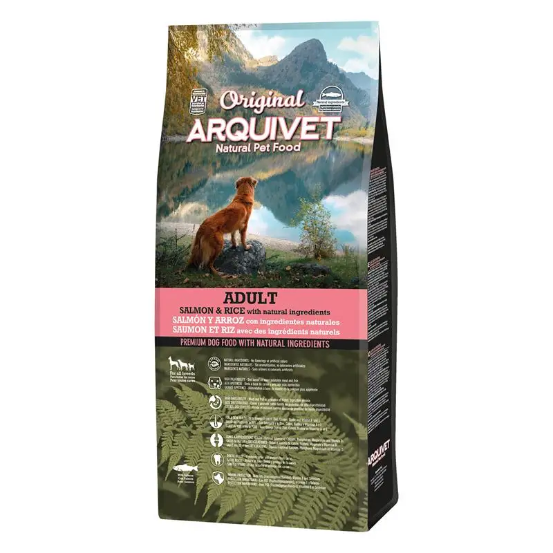 Original 20kg salmon archivet adult dog feed-quality food for your pet