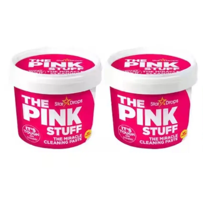 Pack 2uds x 850g Pasta Limpiadora Pink Stuff 850gr – Limpiador Multiuso para Todo Tipo de