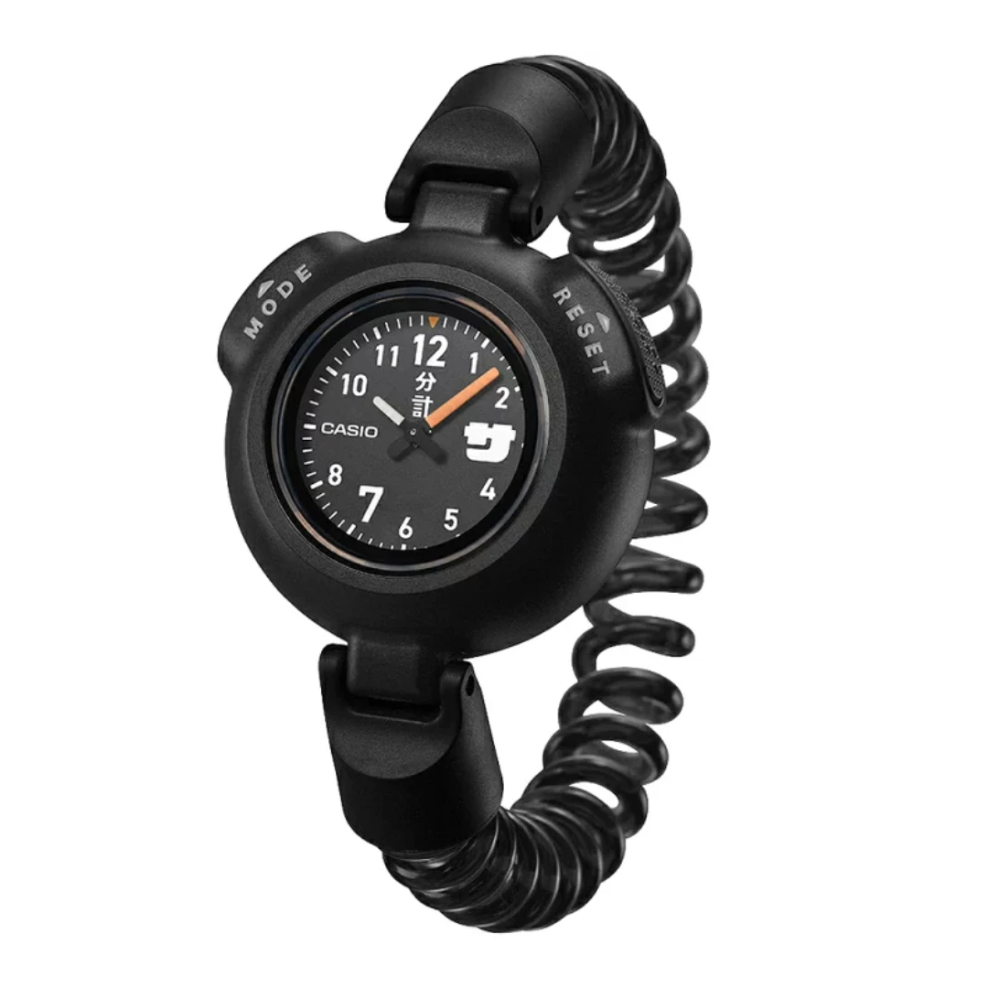 reloj para sauna unisex cuarzo casio collection san-100h-1bjr jdm 354 mm  50 m