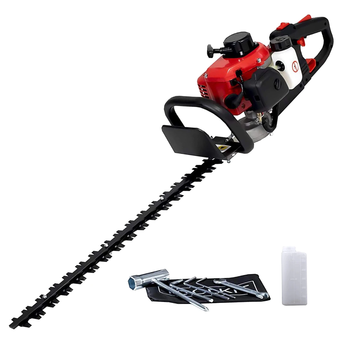 Cortasetos a Gasolina LINEA HD ED23 23cc 2T 1cv Cuchillas 60cm + mango giratorio + herramientas + bote mezclador