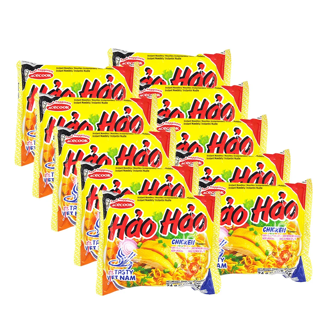 (ACECOOK) HAO instant noodles with chicken flavor 74G