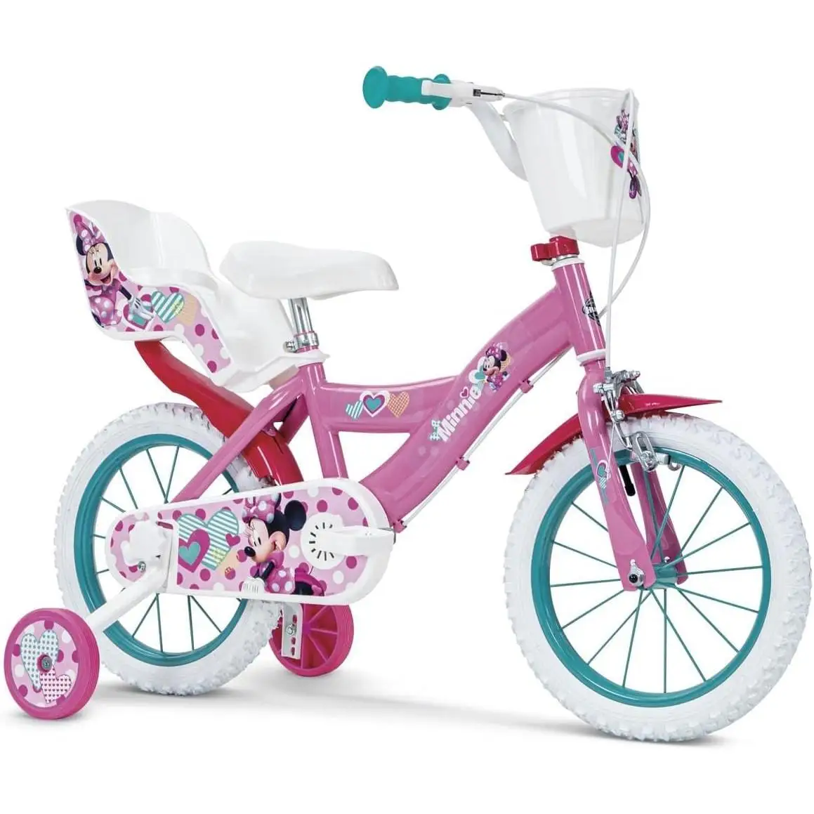 TOIMSA ++ Bicicleta Minnie Huffy 14 pulgadas - ENTREGA 48 HORAS - 4/6 años 14613