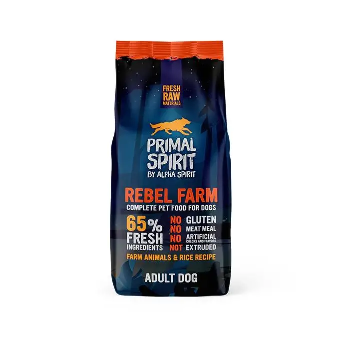 Alpha Spirit Primal 65% Rebel Fram dog food 12 Kg