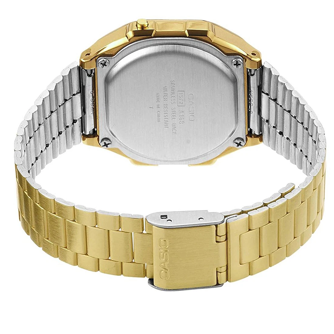 Casio a168wg-9ef collection unisex watch gold