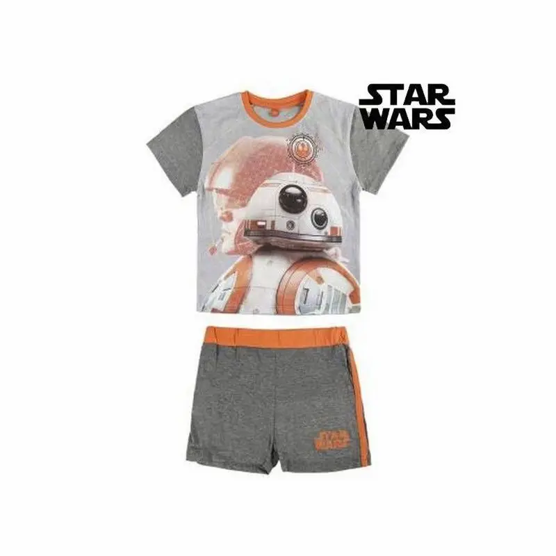 Sun City Pijama dos piezas verano gris Star Wars ropa textil infantil