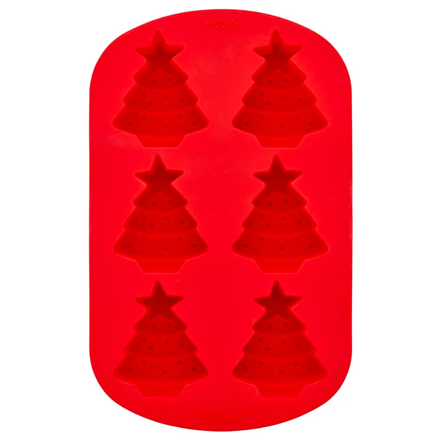 Glotomania wilton christmas tree silicone mold 17x26 cm