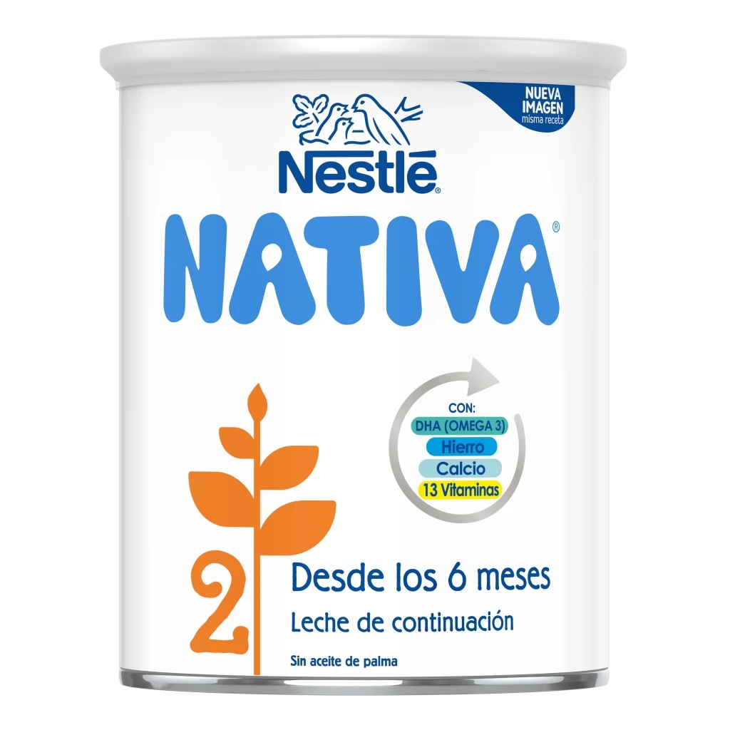 NESTLÉ NATIVA 2 LECHE DE CONTINUACIÓN 800G 6M