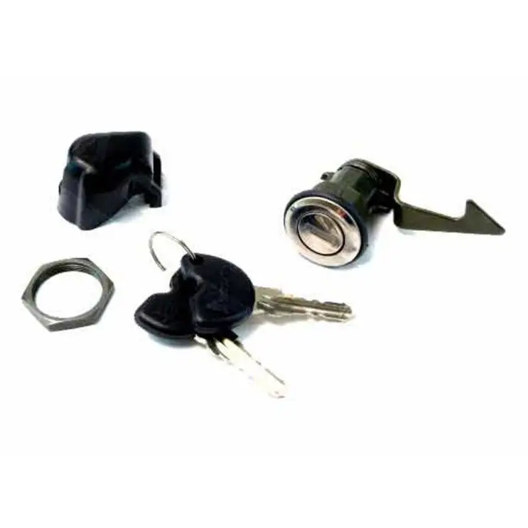 Kit Cerradura Baul Vespa Plata