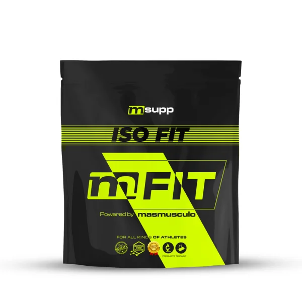 MM Supplements ISO Fit - Proteína de Aislado de Suero Isolate - 1Kg Masmusculo Fit Line con Digezyme®