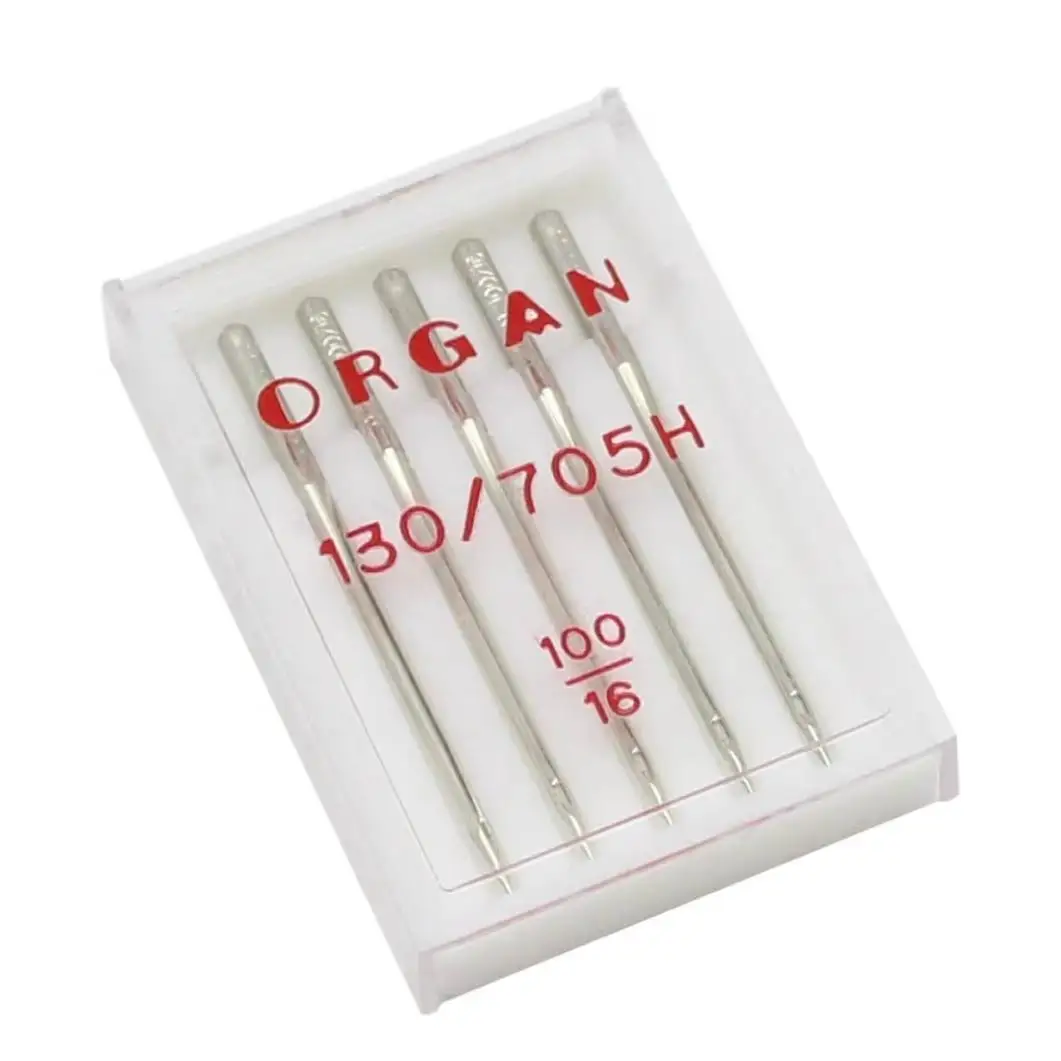 5 agujas para maquina de coser universales Nm. 100/16 Organ sistema universal 130/705H