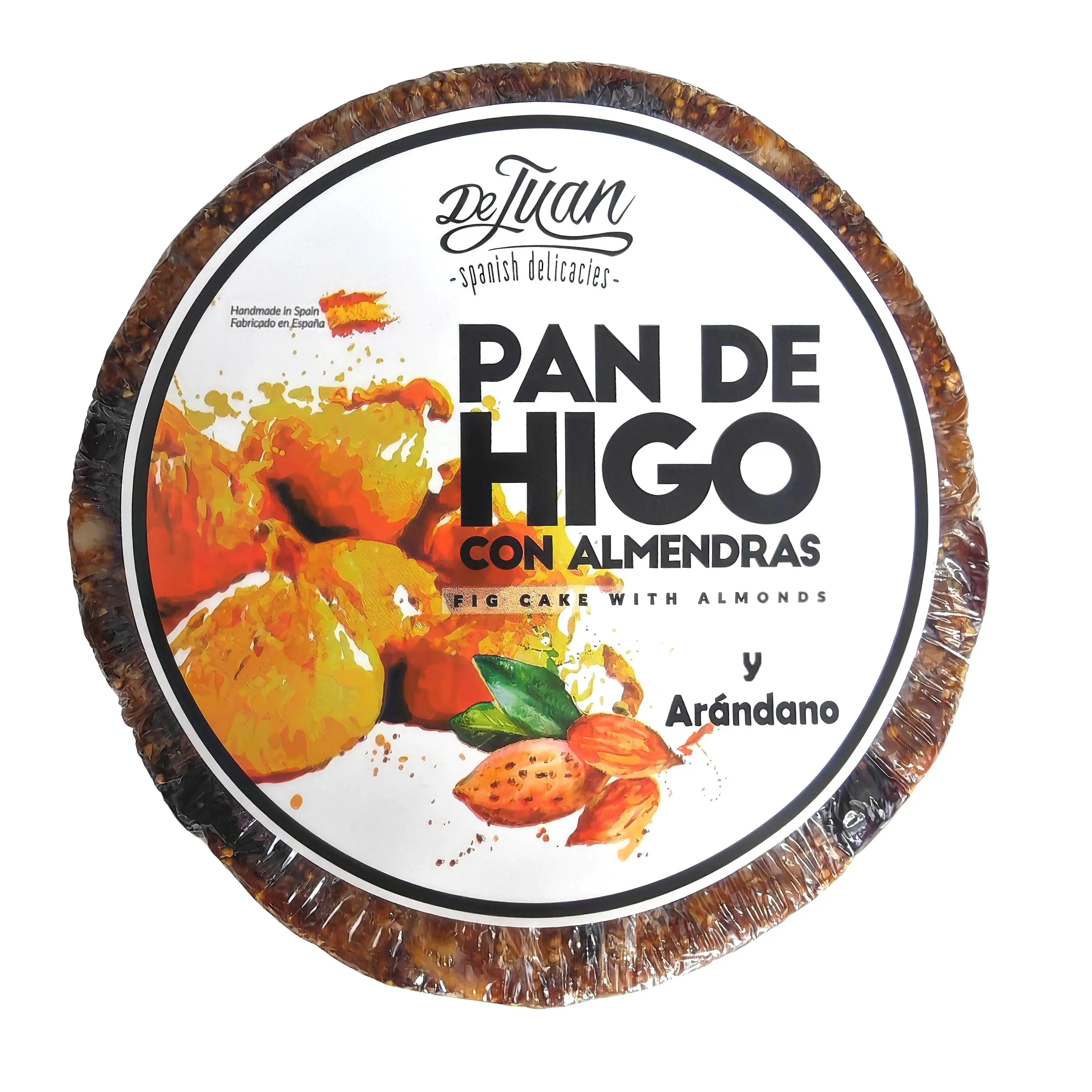 Pan de Higo con Almendras y Arándanos 400g | SIN GLUTEN - Dulce Artesano Gourmet | Snack Natural y Energético