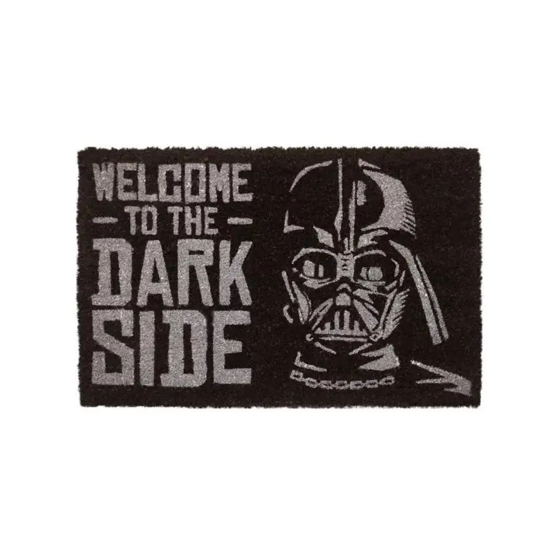 Doormat star wars 'welcome to the dark side' erik - doormat 60x40 cm, official product, black with white print, non-slip base // ref: fge0004