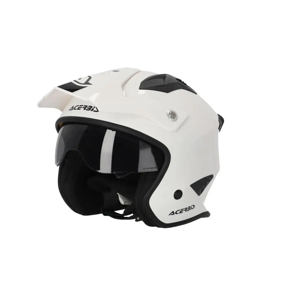 Casco Jet Trial Off-Road Acerbis Aria Solid White 2206