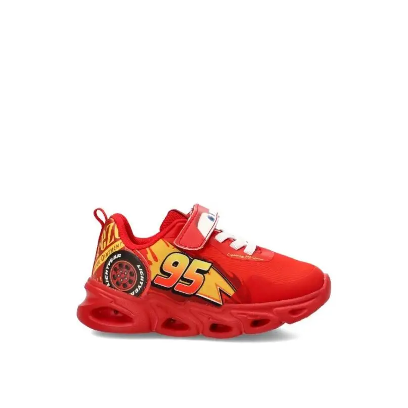 Zapatillas Casual Luna Collection - Niño - Suela Plana - Modelo 2300007351 - Color Rojo