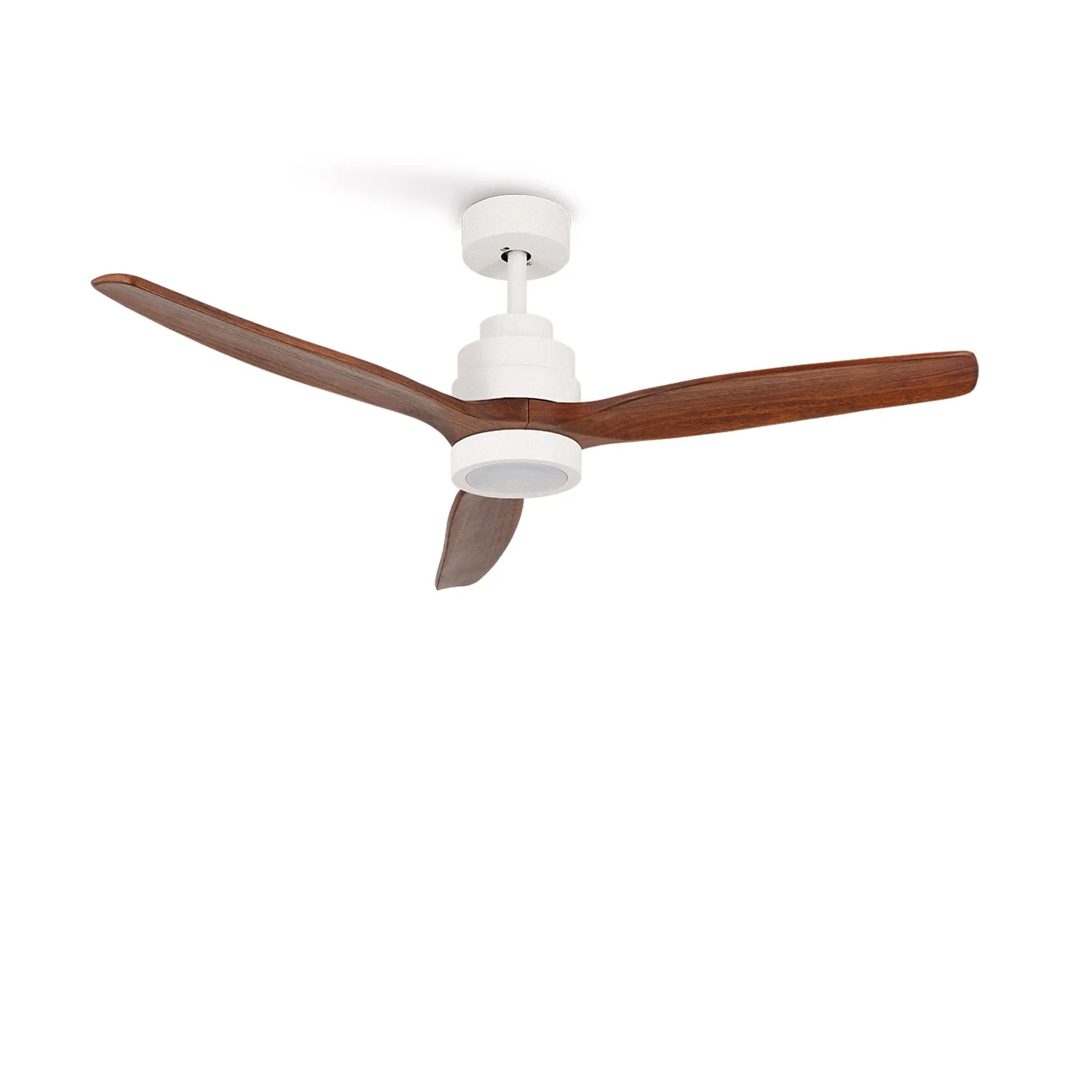 Create - 40w silent ceiling fan ø132 cm, 6 speeds, winter/summer function - white motor - wind stylance