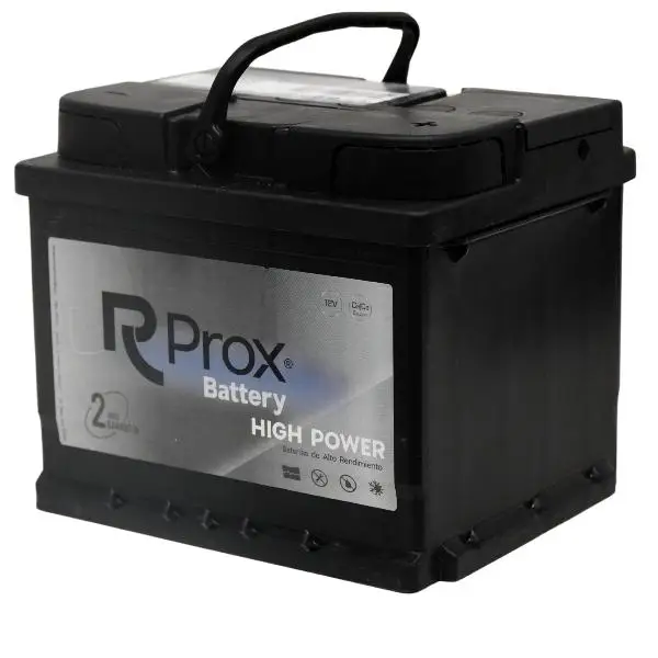 Batería de coche 52 Ah 440 Amp. + 20% de Potencia de Arranque. 24 Meses de Garantía.  RC Prox Battery Primer Fabricante Lider Europeo. Medidas: 207 Largo X 175 Ancho X 190 Alto.