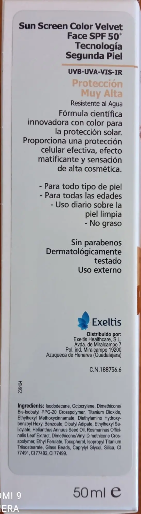 Exeltis.. Frezyderm velvet color sun cream spf 50+ 50ml - high quality sun protection with color, innovative formula and second skin technology - ideal for all skin types #3
