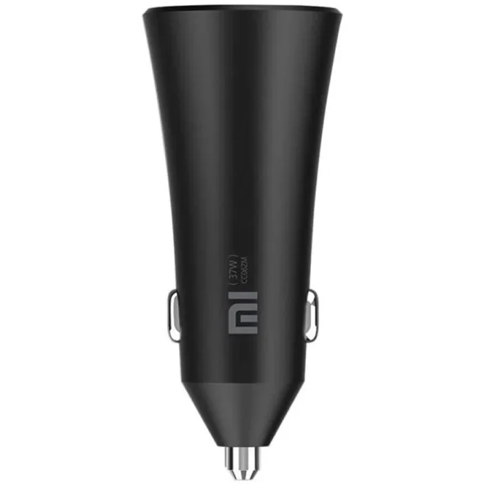 Cargador De Coche Xiaomi Para Mi De 37W Con Doble Puerto USB Nuevo