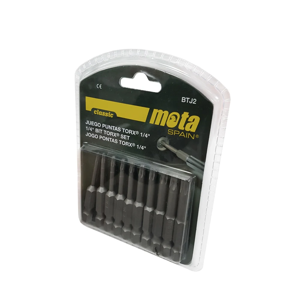 Conjunto de puntas TORX BTJ2 de 50 mm, 10 piezas: La solución definitiva para trabajos de precisión en bricolaje y mantenimiento industrial