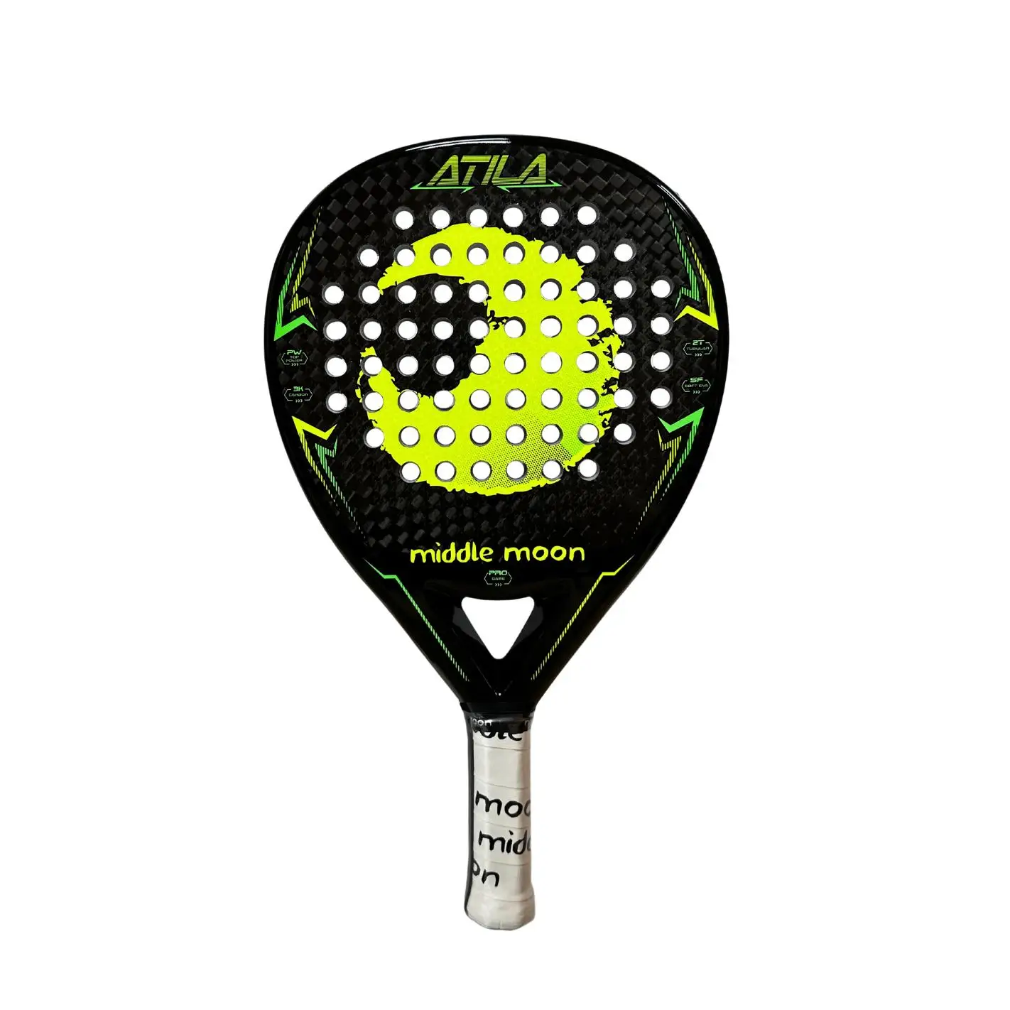 Ocho Pádel OverGrips Microperforados / Lisos  Blancos y Negros  60 Unidades – Alta Calidad