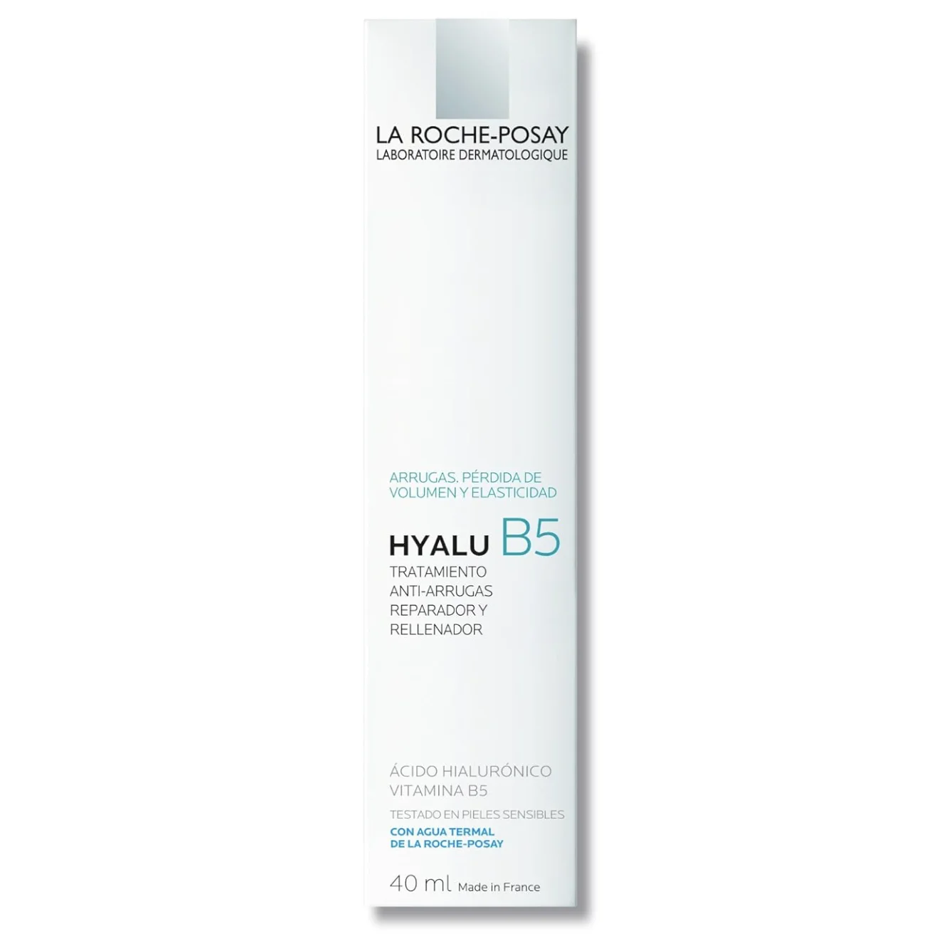 La Roche-Posay - Hyalu B5 Crema facial hidratante y reafirmante con ácido hialurónico dual y vitamina B5 para piel sensible, deshidratada o con primeras arrugas, 40 ml