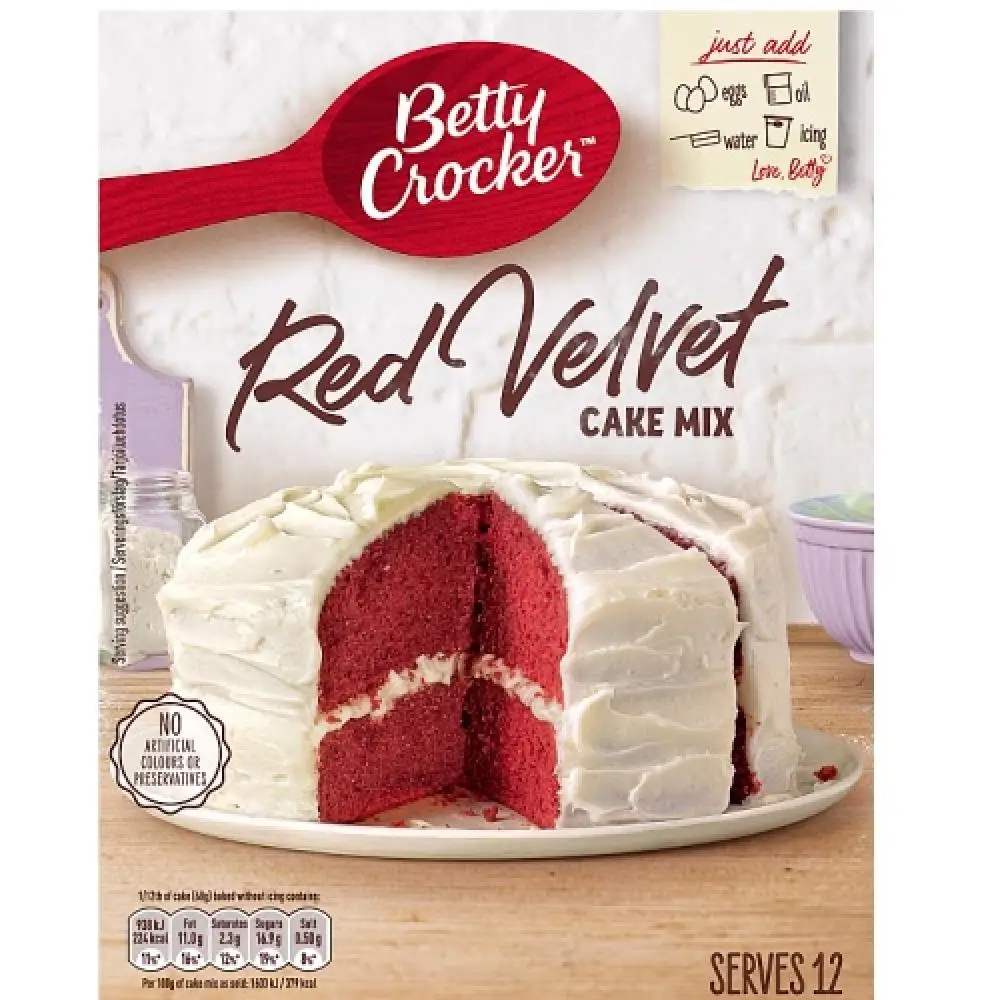 Betty crocker red velvet cake (425gr)