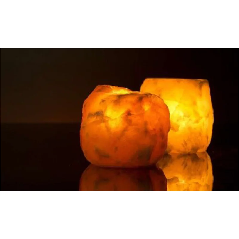 1000 Himalayan Natural salt candle holder-1200g