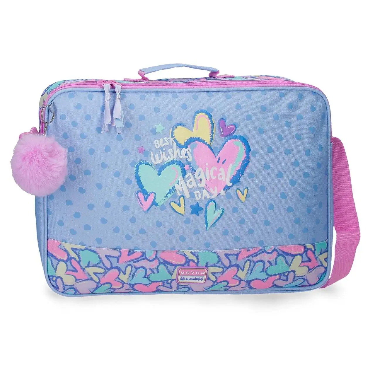 Cartera extraescolar Movom Best Wishes Lila