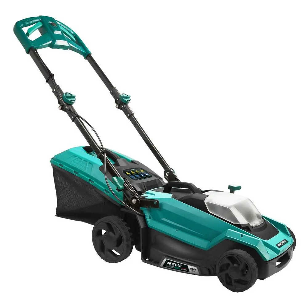 Cortacésped a batería VATTON de 40V - Motor de alta resistencia 800W - Altura de corte regulable en 6 posiciones