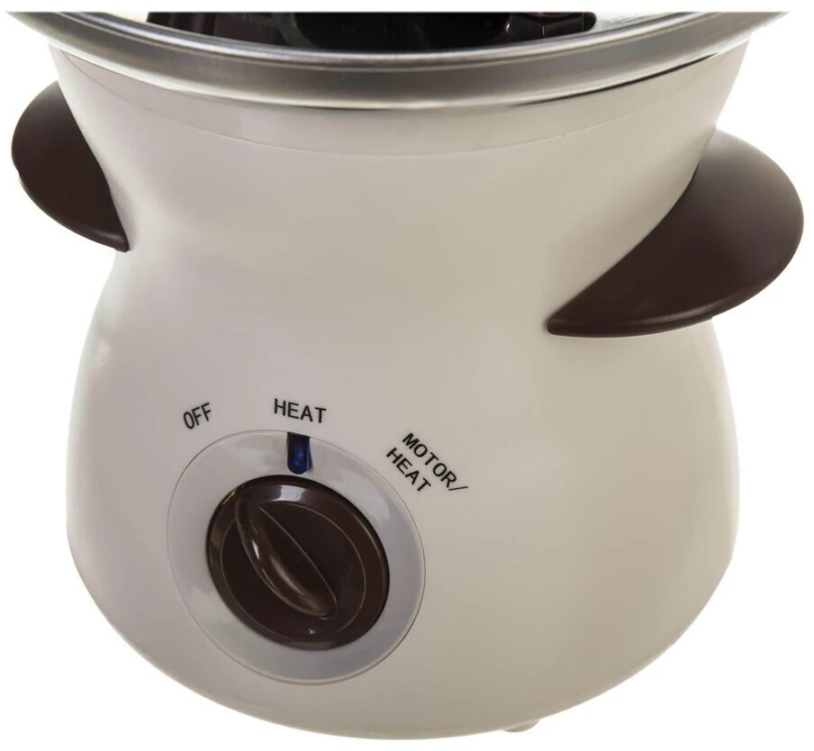 Silvano 3 tier chocolate fondue fountain, 80w, electric stainless chocolate warmer machine, hot and melt chocolate, butter and cheese, ideal for parties, events and weddings. excellent for chocolate lovers, 500 ml.