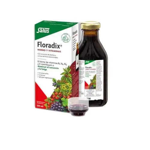 Salus FLORADIX 250 Mililitros Complemento alimenticio con hierro y vitamina C