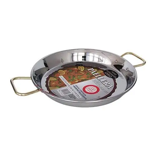 Paella valenciana GARCIMA inoxidable La Ideal 46 cm.