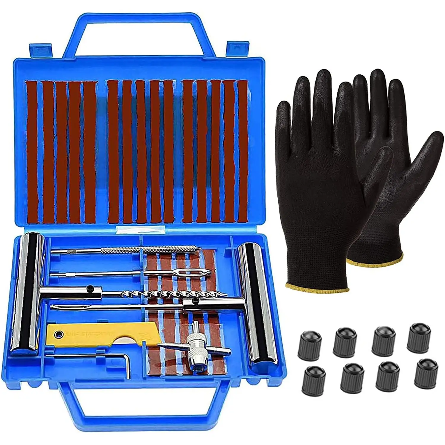 38pcs pneumatic repair Kit tire puncture repair tool 20 pcs car anti-puncture Kit (pneumatic repelling)