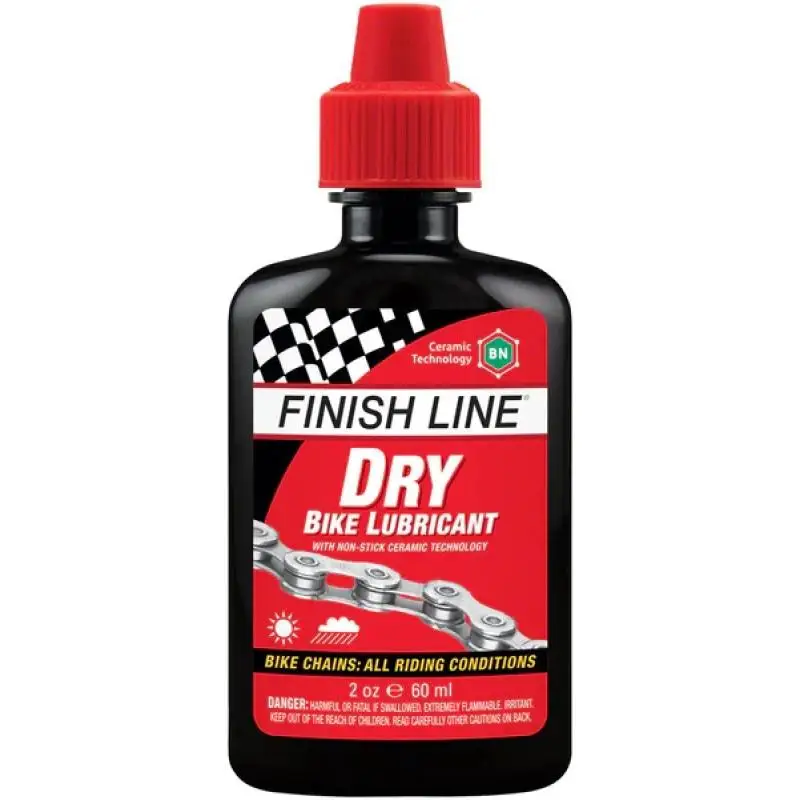 FINISH LINE | Lubricante De Transmisión Para Bicicleta Cerámico Seco 60ml - Es el lubricante seco original dentro de la industria