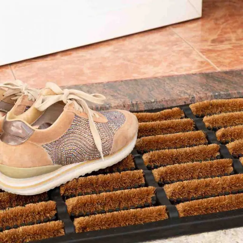 WANDERLUST DECO coconut fiber and rubber doormat-resistant and anti-slip