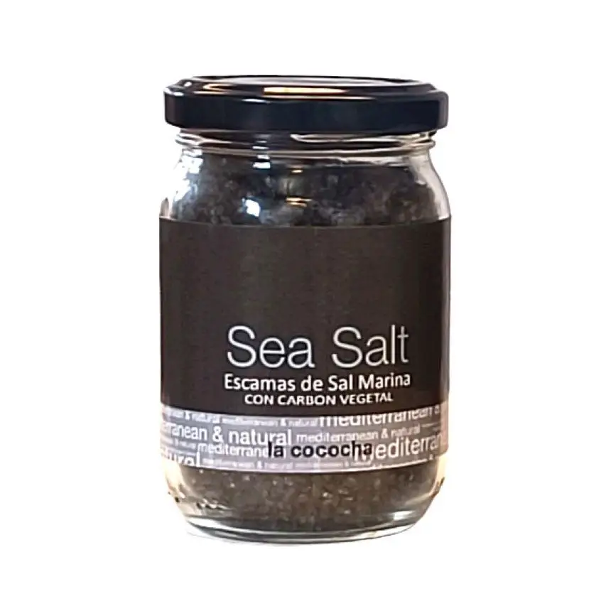 Escamas de Sal Marina Negra 100g - La Cococha